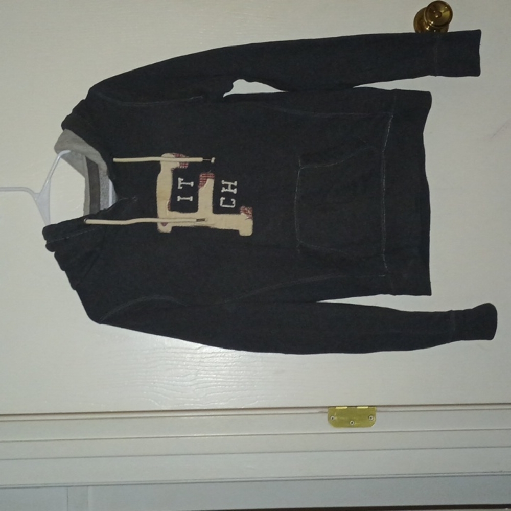 Abercrombie & Fitch dark gray hoodie